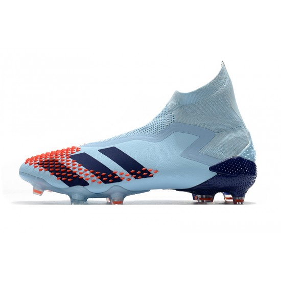 Adidas Predator Mutator 20 FG High Ltblue Black Orange Football Boots