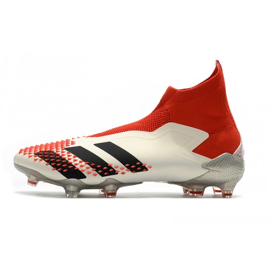 Adidas Predator Mutator 20 FG High Win-Red Beige Black Football Boots