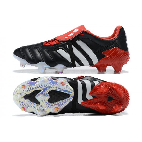 Adidas Predator Mutator 20 FG Low Black White Red Football Boots