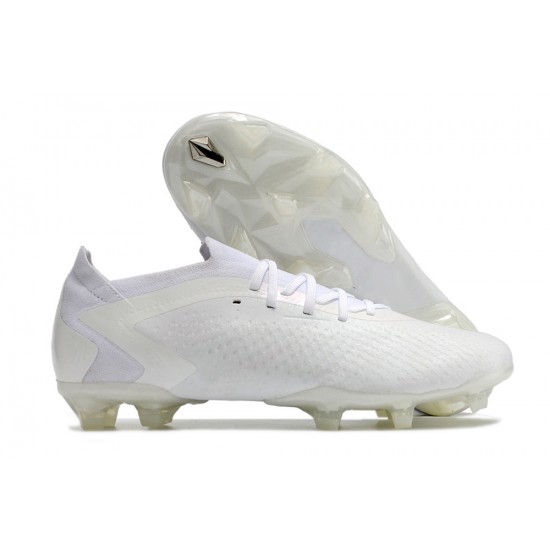 Adidas Predator Accuracy Paul Pogba .1 FG White Football Boots