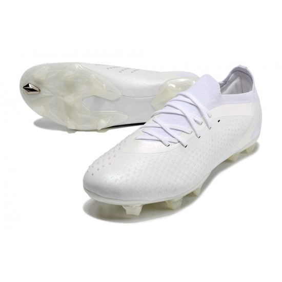 Adidas Predator Accuracy Paul Pogba .1 FG White Football Boots