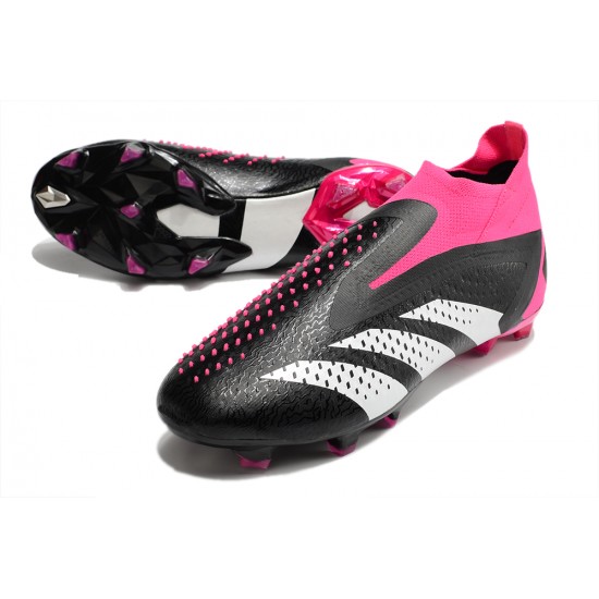 Adidas Predator Accuracy Paul Pogba .1 High FG White Black Peach Football Boots