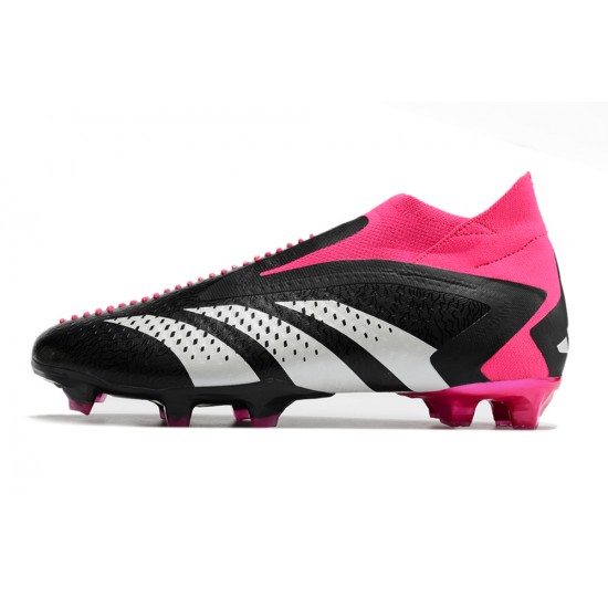 Adidas Predator Accuracy Paul Pogba .1 High FG White Black Peach Football Boots