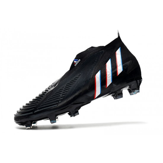 Adidas Predator Edge High FG Black White Football Boots