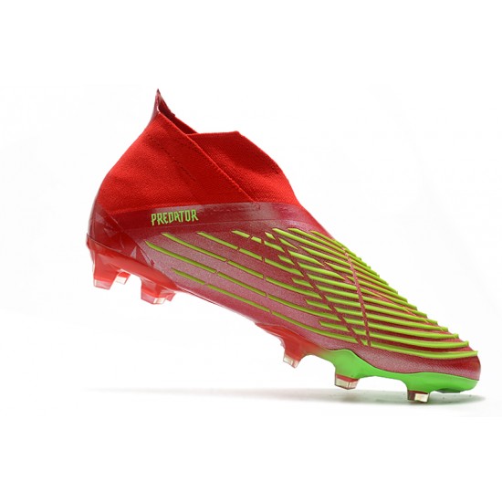 Adidas Predator Edge High FG Green Red Football Boots