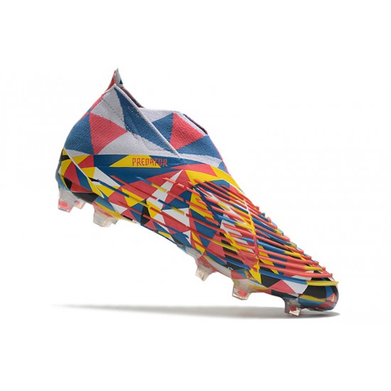 Adidas Predator Edge High FG Orange Blue Football Boots