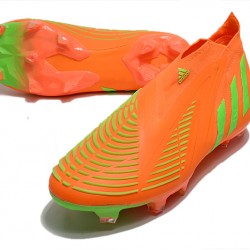 Adidas Predator Edge High FG Orange Green Football Boots 