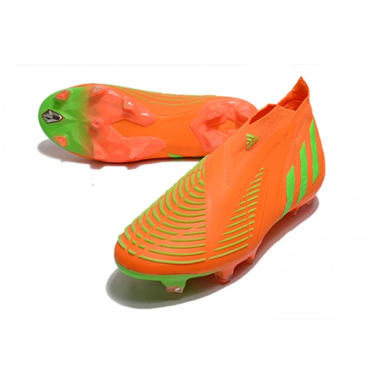 Adidas Predator Edge High FG Orange Green Football Boots