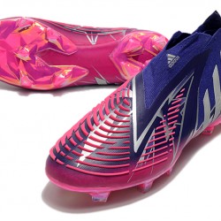 Adidas Predator Edge High FG Peach Blue Silver Football Boots 