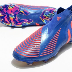 Adidas Predator Edge High FG Pink Blue Football Boots 