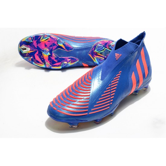 Adidas Predator Edge High FG Pink Blue Football Boots