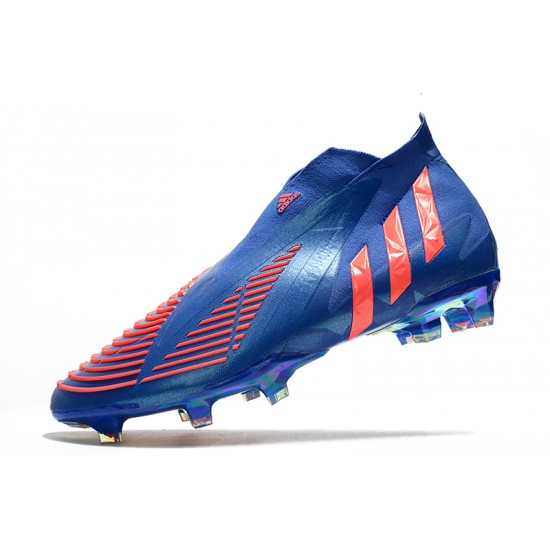 Adidas Predator Edge High FG Pink Blue Football Boots