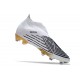 Adidas Predator Edge High FG White Black Gold Football Boots