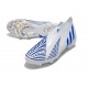 Adidas Predator Edge High FG White Blue Football Boots