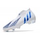 Adidas Predator Edge High FG White Blue Football Boots