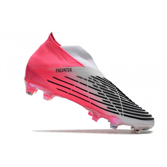 Adidas Predator Edge High FG White Peach Black Football Boots