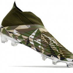 Adidas Predator FIFA World Cup Qatar 2022 Edge ArmyGreen Black Football Boots 