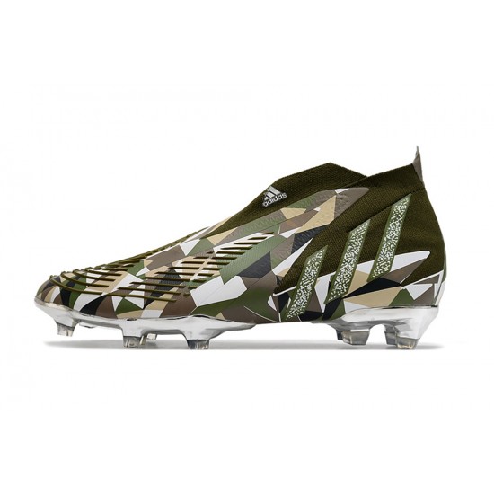 Adidas Predator FIFA World Cup Qatar 2022 Edge ArmyGreen Black Football Boots