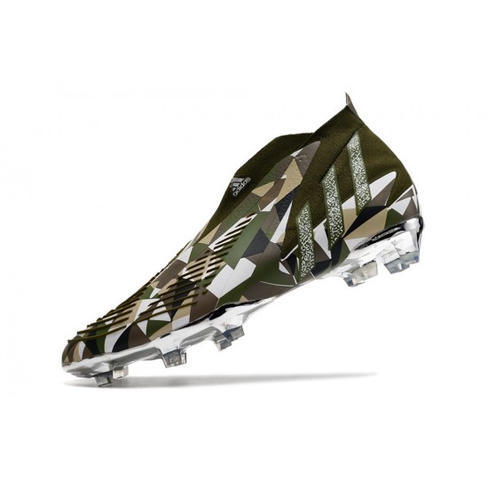 Adidas Predator FIFA World Cup Qatar 2022 Edge ArmyGreen Black Football Boots
