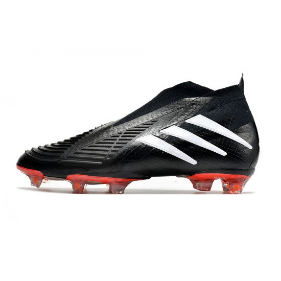 Adidas Predator FIFA World Cup Qatar 2022 Edge Black White Orange Football Boots