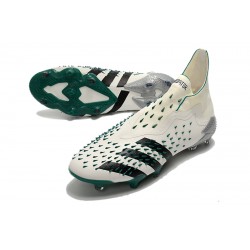 Adidas Predator Freak .1 High FG Beige Black Green Football Boots 