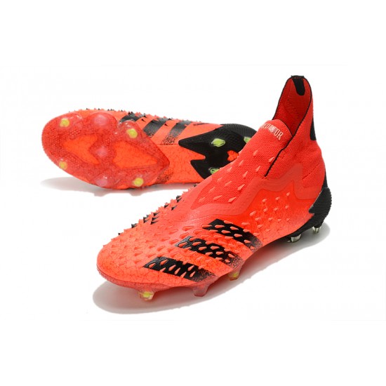 Adidas Predator Freak .1 High FG Black Red Football Boots