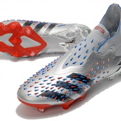Adidas Predator Freak .1 High FG Silver Black Red Football Boots 