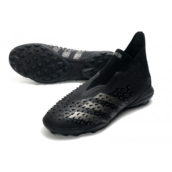 Adidas Predator Freak .1 High TF All Black Football Boots