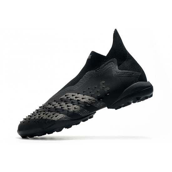 Adidas Predator Freak .1 High TF All Black Football Boots
