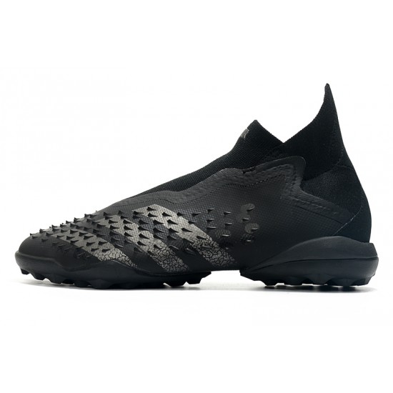 Adidas Predator Freak .1 High TF All Black Football Boots