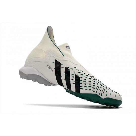 Adidas Predator Freak .1 High TF Black Beige Green Football Boots