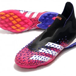 Adidas Predator Freak .1 High TF Black Peach Silver Football Boots 