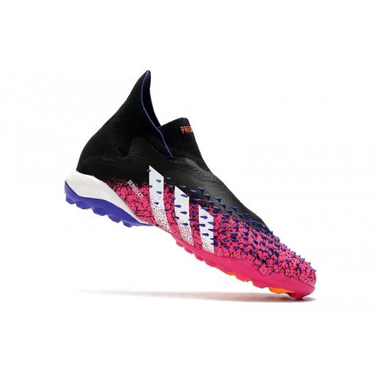 Adidas Predator Freak .1 High TF Black Peach Silver Football Boots