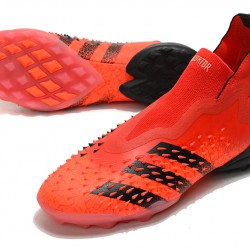 Adidas Predator Freak .1 High TF Red Black Football Boots 