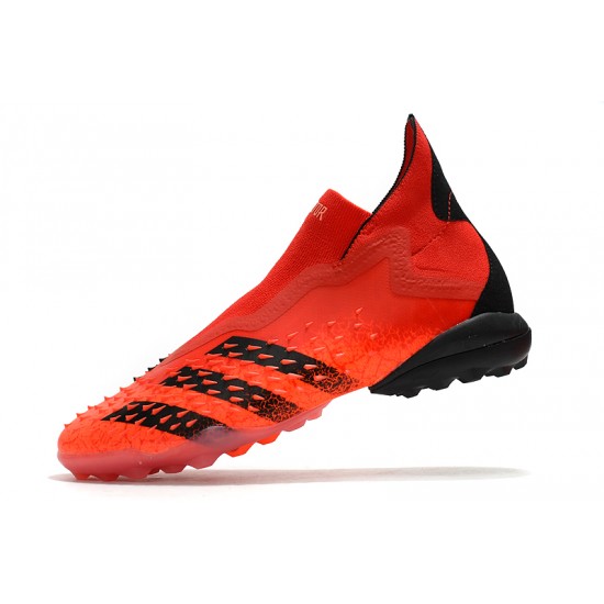 Adidas Predator Freak .1 High TF Red Black Football Boots