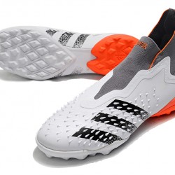 Adidas Predator Freak .1 High TF White Orange Grey Black Football Boots 
