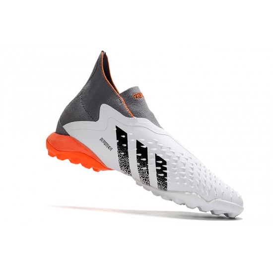 Adidas Predator Freak .1 High TF White Orange Grey Black Football Boots