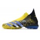 Adidas Predator Freak .1 High TF Yellow Black Blue Football Boots