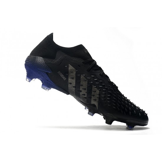 Adidas Predator Freak .1 Low FG Black Football Boots