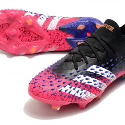 Adidas Predator Freak .1 Low FG Black Peach Silver Football Boots 