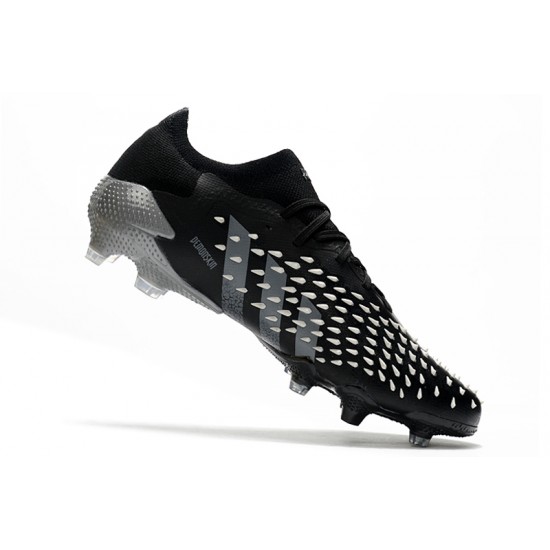 Adidas Predator Freak .1 Low FG Black White Football Boots