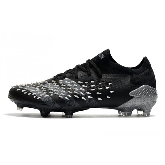 Adidas Predator Freak .1 Low FG Black White Football Boots