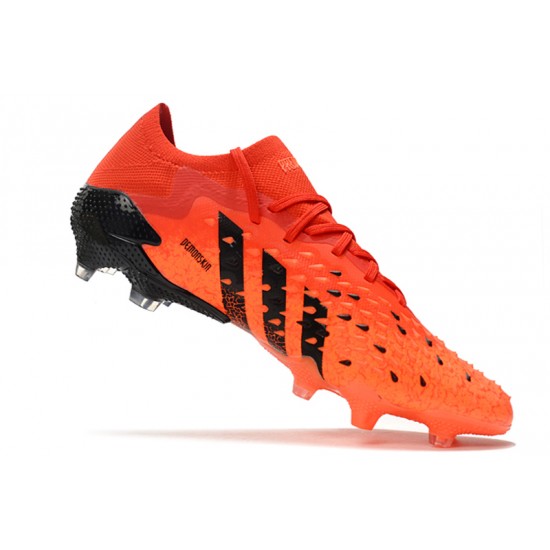 Adidas Predator Freak .1 Low FG Orange Black Football Boots