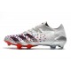 Adidas Predator Freak .1 Low FG Silver Orange Black Football Boots