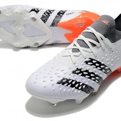 Adidas Predator Freak .1 Low FG White Orange Black Football Boots 