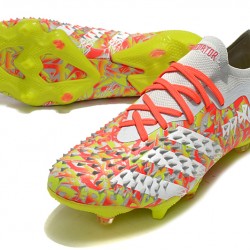 Adidas Predator Freak .1 Low FG Yellow Orange Silver Football Boots 