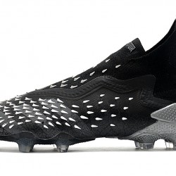 Adidas Predator Freak FG Black White High Football Boots 