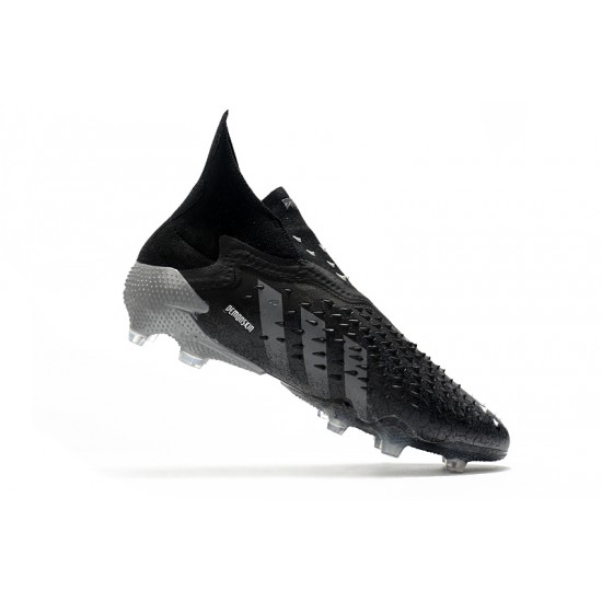 Adidas Predator Freak FG Black White High Football Boots