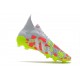 Adidas Predator Freak FG Green Yellow Peach Silver High Football Boots