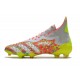 Adidas Predator Freak FG Yellow Green Orange Silver High Football Boots